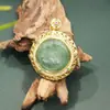 Colgante de Pescado de Jadeíta Birmana Natural Grado A para Hombres y Mujeres, Estilos Diversos, Único en su Tipo 9024