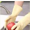 Guantes de látex con tendón de res engrosado, resistentes al desgaste, para lavavajillas, para uso doméstico, anticongelantes, impermeables, los más vendidos en el puesto.