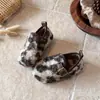 Zapatos de Algodón de Dos Capas Cálidos y Felpudos Birkenstock de Moda para Niñas 2026 Otoño Nuevas Llegadas Niños Bebé Suela Suave Calzado de Exterior Zapatos Peludos