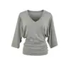 Vestido Puro Desejo Menina Quente Decote V Manga Três Quartos Outono Novo Cintura Afinando Saia Base Mini Saia Menina Quente