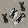 Accesorios para Uñas Halloween Estilo Punk Oscuro Cruz Corazón Calavera Forma de Serpiente Estilo Y2K Hot Girl Decoración de Uñas