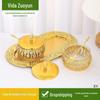 Oriente Médio Luz Luxo Cozinha Tempero Jar Combinação Set Salt Jar Açúcar Jar Chili Jar Tempero Caixa de Armazenamento Dourado