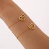 Oumika Pulsera MAMMA Amor Letra Ultra Flash Zircón Hecho a Mano Incrustado Temperamento Nicho Joyería Nueva Europea y Americana