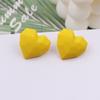 Pendientes de verano de color caramelo, 12 colores acrílicos, gotas de agua, sencillos, a la moda, en forma de C, joyería para mujer.