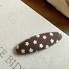 Estilo Coreano Nuevo Otoño Invierno Lana Flor Pequeña Pinza para el Cabello Pinza para Flequillo Pinza Lateral para Cabello Rebelde Linda Bonita Pinza Lateral Pinza BB Pasador