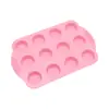 Molde de Silicona para Pastel en Stock, Molde para Muffins de 12 Cavidades, Molde Redondo para Tartaletas de Huevo, Molde para Pudín, Herramientas para Hornear, Molde para Gelatina