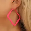 Pendientes de Spray Geométricos Serie Rosa Rojo Europeos y Americanos Diseño de Moda de Nicho Personalizados Pendientes Transfronterizos Se Pueden Procesar