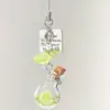 Estilo Ins Carrillón de Viento de Botella Flotante Llavero de Teléfono Colgante Pequeño Medusa Estrella Correa para Bolso Decoración Versátil para Mujeres