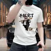 Camiseta de Manga Corta de Lujo de Marca Europea de Moda para Hombre con Estampado de Motocicleta, Top de Media Manga para Hombres Jóvenes