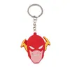 Llavero de héroe americano de dibujos animados material de PVC elástico accesorios de manualidades colgante fábrica venta al por mayor amazon