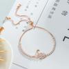 Pulsera Popular de Cisne para Mujer Estilo Coreano Moda Temperamento Tendencia Celebridad de Internet Mismo Estilo Fabricante de Joyería Mayorista Estilo Retro