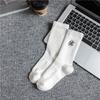 Calcetines Casuales para Hombre Deportes Letras Calcetines Deportivos de Moda Calcetines Deportivos Casuales Otoño e Invierno Color Sólido Simples
