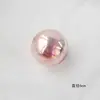 Estilo celebridade da internet Asas de pena real Asas de anjo bonitas Plug-in Bola transparente colorida Decoração Decoração de bolo para assar