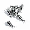 Acero Inoxidable Sólido Cónico Colgante Gota de Agua Aro Pendiente Piercing Accesorios para Pendientes Collar Pulsera Accesorios para Manualidades