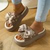 Pantufas para Mulheres Inverno 2025 Novas Quentes para Casa Interior Antiderrapantes de Algodão com Sola Grossa Pantufas de Lã Femininas Outono e Inverno