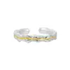 Nuevo Anillo Cruzado de Nicho Joyería Personalizada Hip Hop Transfronterizo Retro Alta Calidad Lujo Ligero Dulce Fresco Anillo Anillo Mujeres