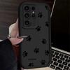 Versátil Estampa de Patinha de Cachorro Fofa Pintura UV Impressão de Alta Definição Capa para Celular Venda por Atacado Capa Fosca para iPhone 15/16 Pro