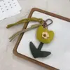 Pendente de Desenho Animado em Tecido Artesanal Estilo Coreano Chaveiro de Boneca de Planta Fofa Estilo Ins Charme de Bolsa Feminino