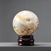 Decoração de bola de cristal natural de 5 cm Ágata de cristal pedra original polida matriz de sete estrelas artesanato de decoração de mesa para casa
