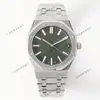 Relógio Mecânico Automático Completo Aijia Pi Ap Royal Oak 15500 15510 para Homens com Pulseira de Aço Inoxidável e Mostrador Octogonal tipo Porthole