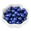 Cuentas Redondas de Lapislázuli Crudo Natural Cuentas para Accesorios de Bricolaje Azul Imperial Cuentas Sueltas Cuentas Barril Cuentas para Hilo Cuentas Espaciadoras Accesorios para Pulseras de Cristal
