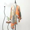 Outono e Inverno Novo Produto Transfronteiriço Coreano Chui Lianxiangguan Lenço Estampado Fashionável Versátil Estilo Estrangeiro Quente Acessível Luxo High-End Ol