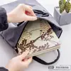 Bolsa para Documentos Lona Bolsa com Zíper Bolsa Multicamadas para Documentos Feminina A4 Bolsa de Informação Portátil Maleta Executiva Masculina