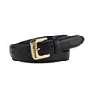 Cinturón de Cuero Genuino de Vaca para Mujer, Diseño Versátil, Accesorio de Moda para Mujer, Cinturón Decorativo de Gama Alta para Damas