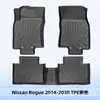 Para Nissan Rogue 2014-2020 Tapetes de Piso TPE Material 3D para Todas as Estações Tapete do Porta-Malas