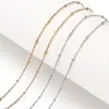 Corrente Despojada de Aço Titânio Não Desbota Corrente Artesanal DIY Corrente para Lábio Corrente em Formato de O Acessório de Corrente Única Versátil Corrente para Clavícula para Mulheres Venda por Atacado