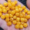 Cera de Abejas Artificial Cuentas Antiguas Aceite de Pollo Amarillo Cera de Abejas Passepartout Pulsera Collar Accesorios Cuentas Hechas a Mano