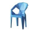Juego de Mesa y Sillas de Plástico para Puesto de Comida, Puesto de Barbacoa al Aire Libre, Mesa Redonda para Antojos Nocturnos, Silla con Respaldo, Mesa y Sillas Sencillas e Informales para Playa