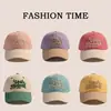 Gorras Infantiles Estilo Coreano Colorido de Moda Bloques de Color Elegante Visera Gorra de Béisbol para Niños y Niñas Linda Versátil Gorra de Salida