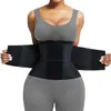 Cinto de treino de cintura transfronteiriço, modelador de cintura, cinta abdominal, cinto modelador de controle abdominal, tripla amarração, unissex
