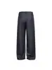 Pantalones Casuales de Pierna Ancha Versátiles de Color Sólido con Caída de Alta Gama para Hombre, Marca de Moda Nanxia, Estilo Retro Suelto