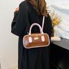 Bolsa quadrada pequena estilo ocidental, grande capacidade, portátil, casual, pequena bolsa feminina, nova bolsa crossbody de 2025