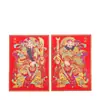 Adesivo de Deus da Porta para o Ano Novo de 2026 Qin Shubao Guan Yu Adesivo Magnético de Porta Festival da Primavera Adesivo Tridimensional de Deus da Porta Pintura de Ano Novo