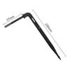 Goteros de Flecha Curva de 3/5 mm Seleccionados Cuidadosamente para Macetas, Sistema de Riego por Goteo, Equipo para Invernaderos, Goteros de Flecha Insertados en el Suelo, Flujo Estable, Ahorro de Agua