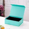 Caja de Regalo con Tapa Abatible en Forma de Libro Logotipo Personalizado Caja de Regalo Magnética en Forma de Libro Caja para Cosméticos Caja para Té Embalaje