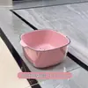 Cesta Drenante de Dopamina de Camada Dupla - Cesta Drenante de Dopamina de Camada Dupla Doméstica Fofa Cesta de Frutas Lavagem Filtragem de Água