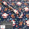 Nochebuena Papel de Regalo Festivo Rojo y Verde Bolsa para Empacar Flores Papel para Cubrir Libros Ciervo Navideño Árbol Calcetines