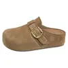 Mules para mujer estilo Birkenstock de plataforma gruesa para aumentar la altura, sandalias sin cordones para uso en exteriores, modelo de venta caliente nuevo primavera-verano 2026