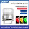 Luz de alarme pequena LED LTE-5002TJ de três cores integrada Luz de advertência para máquina-ferramenta sempre acesa luz de sinal sonoro 24V