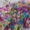 ABS oco imitação pérola arco cinco pontas estrela amor lua grampo de cabelo cocar manicure telefone capa acessórios material