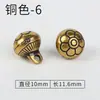 Botão de Cheongsam de Metal Botão de Bronze Sólido Vintage Botão Dourado Prateado Estilo Nacional Traje Tang Hanfu Botão Decorativo de Alta Qualidade