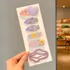 Presilhas de Cabelo Fofas de Desenho Animado para Meninas, Presilhas Bico de Pato com Bolinhas, Presilhas Laterais, Presilhas para Franja, Presilhas de Barraca de Atacado de Yiwu