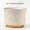 Maceta de cerámica, estilo europeo, para uso doméstico, interior, blanca, de alta gama, tamaño pequeño, para plantas verdes, plantas en maceta y orquídeas, adorno decorativo especializado