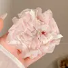 Scrunchie Grande Estilo Relaxado para Mulheres, Elástico de Cabelo Oversized Estilo Coreano, Acessório para Coque, Ornamento de Cabelo, Elástico Grande de Scrunchie