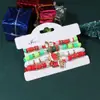 El Más Vendido de Amazon Navidad 2025 Paquete de 6 Lindo Alce Campana Pulsera de Arcilla Suave Set Regalo para Fiesta de Mujeres