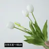 Buquê de tulipas artificiais com toque macio para arranjo de cena, decoração floral, flores artificiais realistas de alta qualidade para paisagismo